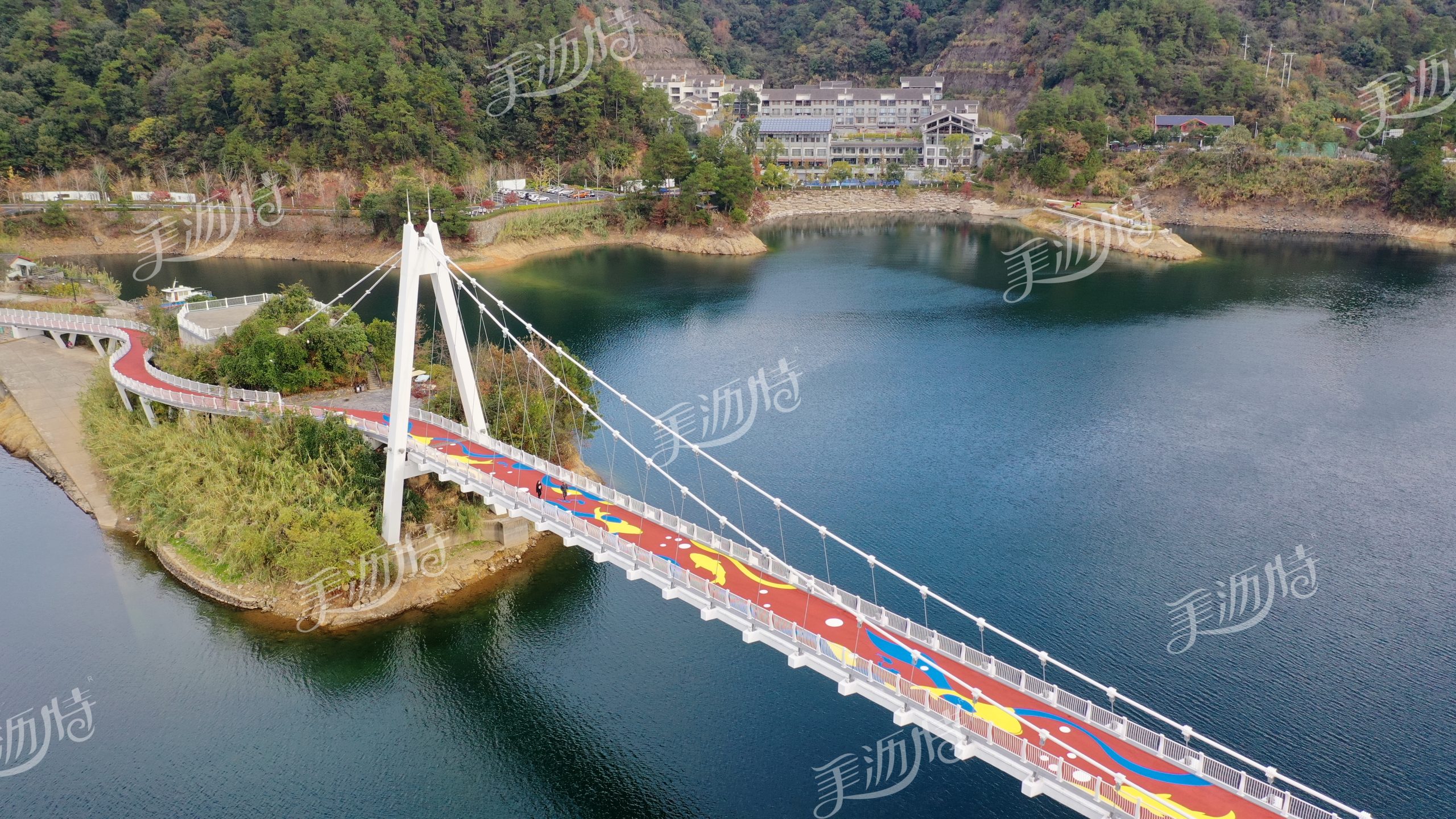 千岛湖淳杨线骑行桥彩绘性项目